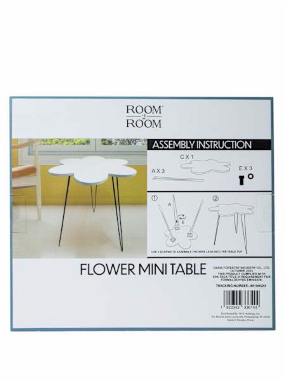 ROOM 2 ROOM White Flower Mini